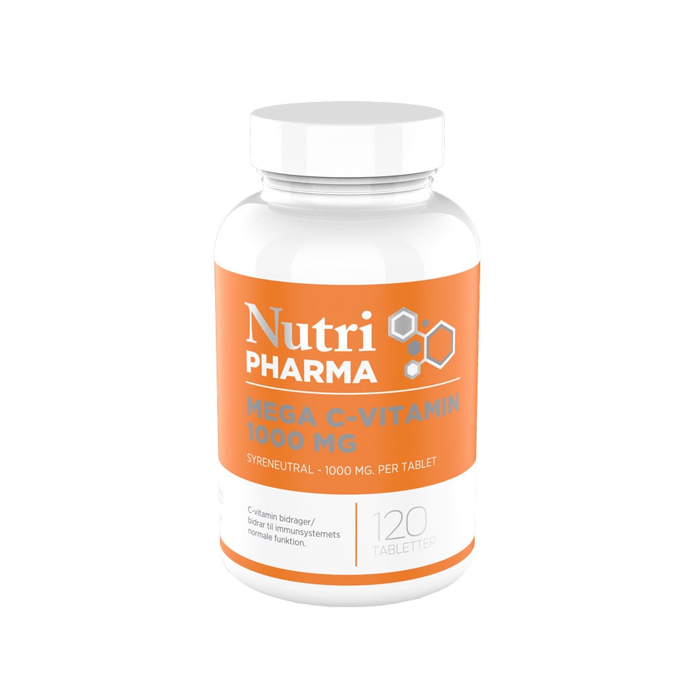 Mega C-Vitamin 1000 mg 120 tabletter