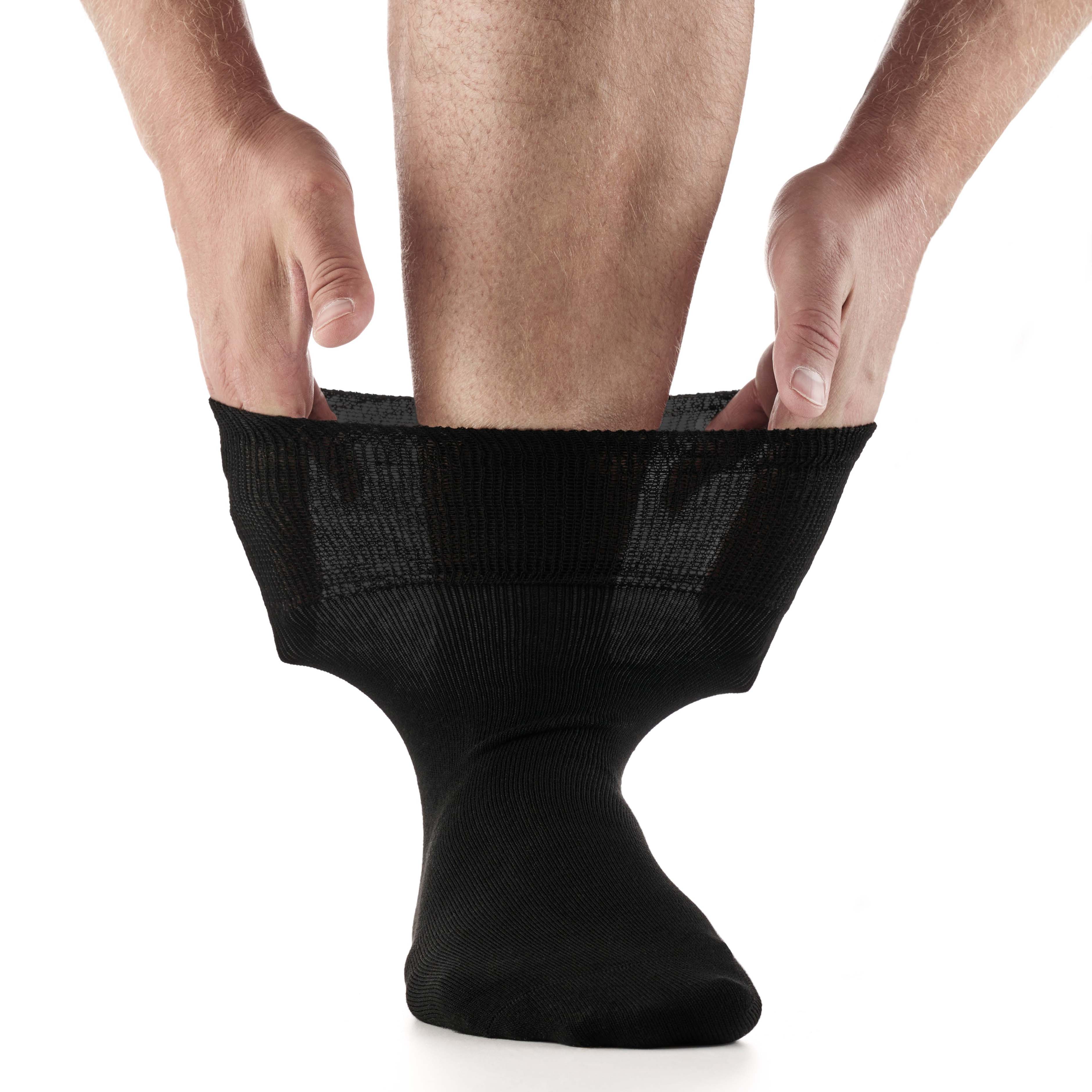 Bambustrumpor Svarta Loosefit 3 par